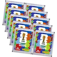 Panini Sammelkarte Fifa World Cup 2026 Sticker - WM Sammelsticker, - 10 Tüten