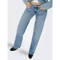 ONLY Low-rise-Jeans ONLJUICY LW WIDE LEG DNM REA365 NOOS Baumwollmischung, wide fit
