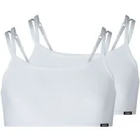 Skiny Bustier Mädchen Bustier 2er Pack Cotton Essentials (Packung, 2-tlg) -