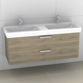 Artiqua 415 Waschtischunterschrank für Pro S 814968 Sanremo Eiche quer NB, 415-WU2L-L59-7144-428 415-WU2L-L59-7144-428