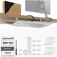 Ultimate Setup Kabelkanal Kabelnetz Schreibtisch für ideales Kabelmanagement, Flexibel, Belastbar