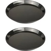 Thiru Pizzablech - Ø 28 cm - Schnittfest, kratzfest & hitzebeständig, (2-St)