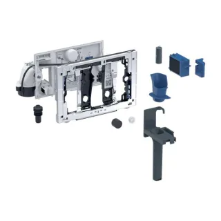Geberit Modul 115050212 hochglanz verchromt, mit automatischer Auslösung und Einschub