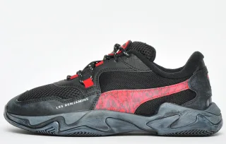 Puma x Les Benjamins stürmisch schwarze Low -up -Herren -Trainer 370040 01