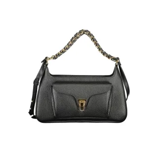 Coccinelle Nero Leder Damenhandtasche