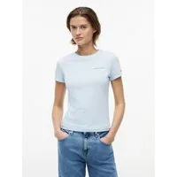 Tommy Jeans T-Shirt TJW SLIM ESS LOGO 1 SS TEE EXT Baumwolle, slim fit