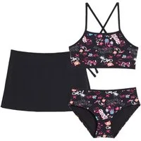 bonprix Bustier-Bikini (Set, 3-St) mit dazugehörigem Minirock