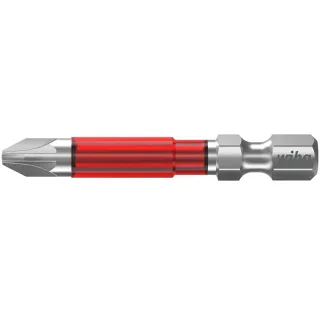 Wiha Bit Set TY-Bit 49 mm Pozidriv (PZ1) 5-teilges Set 1/4 zoll E6,3 in Box - 6 Stück - 42121