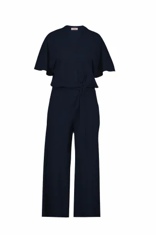 Studio Anneloes - Maggie jumpsuit dark blue - Gr. - XL