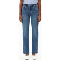 Armedangels Straight-Jeans CARENAA (Comfort-Stretch, Slim Fit) Mid waist