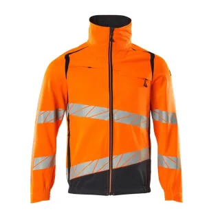 MASCOT Herren Jacke ACCELERATE SAFE Hi-vis Orange / Schwarzblau 5XL - 19509-236-14010-5XL