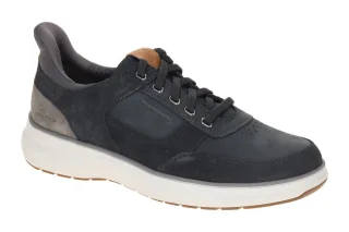 Clarks 26184420 7 Mullan Easy Herren Slipper Navy Blau Fu?bett CONTOUR CUSHION