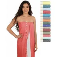 furora HOLIDAY Saunatuch Saunahandtuch Saunatuch Damen + Herren, Hamamtuch groß 100x200 XXL