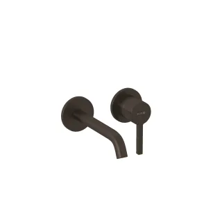 KLUDI NOVA FONTE Pura Waschtisch-Wand-Einhandmischer 180 ohne Ablaufgarnitur Brushed Gunmetal 20244N215