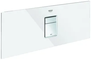 GROHE Abdeckplatte mit Drucktaste 42481 für Rapid SL Glasmodul moon white, 42481LS0 42481LS0