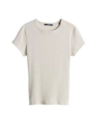 someday - T-Shirt - Kleoh beige/grau - Gr. - 36