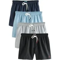 Next Badeshorts Essential Badeshorts, 4er-Pack (4-St)