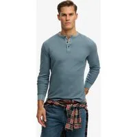 Superdry Langarmshirt LW TEXTURED GRANDAD TOP