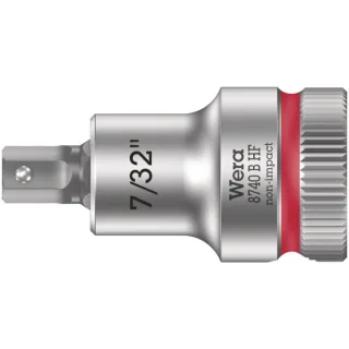 Wera 8740 B HF Zyklop Bitnuss + 3/8"-Antrieb + Haltefunktion für Innensechskantschrauben, zöllig Rot - 05003087001