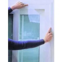 BURI Fliegengitter-Gewebe Fliegengitter weiß für Fenster 150x150cm Insektenschutz Insektennetz