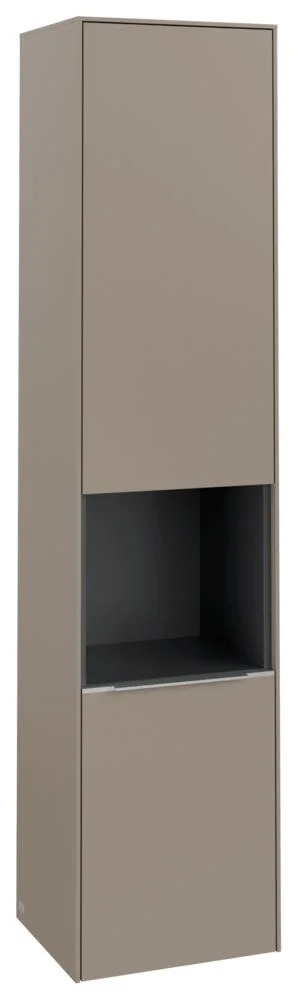 Villeroy & Boch Subway 3.0 Hochschrank, 2 Türen, 400 x 1710 x 346,5 mm, Taupe / Taupe C58800VM