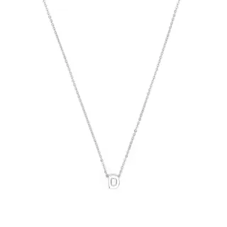 Luxenter Halskette mit Silberfinish – Alphabet