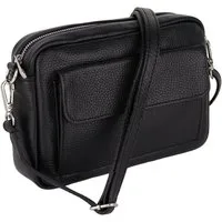 MIRROSI Umhängetasche Damen Crossbody Bag, aus Echtleder,Made in Italy (verstellbaren Schulterriemen), (24x16x6cm)