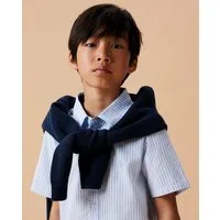 Name It Kurzarmhemd NKMNEWSA SS SHIRT NOOS Baumwolle, normal geschnitten