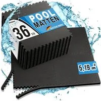 bonsport Pool-Bodenschutzfliese bonsport Pool Matten Set, schwarz, 36-St.