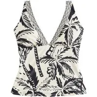 Next Tankini-Top Bauchformender Tankini mit tiefem Ausschnitt (1-St)