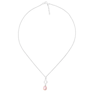Orphelia 'Alma' Damenkette mit Anhänger aus 925er Sterlingsilber – Silber ZH-7071