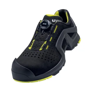 uvex 1 x-tended support BOA Sicherheitsschuh S1P Halbschuh schwarz/gelb 38 - 6568238