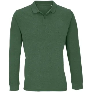 SOLS - "Planet" Poloshirt für Herren/Damen Unisex Langärmlig (Flaschengrün)