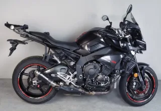 Sport Auspuff Bodis GPC-RS II Edelstahl Black Yamaha MT-10 /SP &amp; FZ-10 RN45 Bj. 2016-2019 EURO-4 ABE