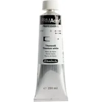 Schmincke Acrylfarbe PRIMAcryl - Titanweiß - 150ml Feinste Künstler Acrylfarbe 13 101 019