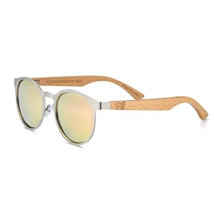 Earth Wood Reine Polarisierte Sonnenbrille - Bambus/Grün