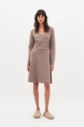 Jerseykleid Feminine Form Sandy Grey grey