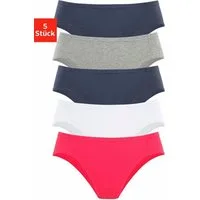 petite fleur by Lascana Bikinislip (5er-Pack) aus weicher Pikee-Qualität