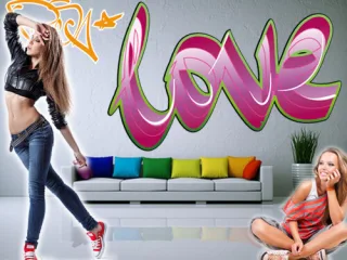 Graffiti Wand Sticker "Aufkleber 20"