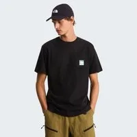The North Face T-Shirt M MOUNTAIN LOGO RELAXED SHORT SLEEVE TEE-GRAPHIC lockere Passform, kurze Ärmel, weiches Material