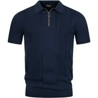 Indicode Poloshirt Herren INSago Polo Shirt Herrenshirt Kurzarm-Poloshirt mit Reißverschluss
