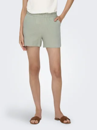 JDY - JDYTHEIS LIFE MW SHORTS WVN DIA Desert Sage - Gr. - XS