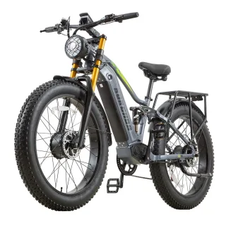 [EU DIRECT] BURCHDA RX80 Electric Bike 48V 20Ah Battery 750W*2 Dual Motors Recommended Top Speed 25KM/H 26*4.0inches Tir