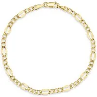 Antares Gold Goldarmband 14-karätige, 585 er Gold Schmuck, 18 cm, hergestellt in Italien
