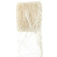Santex Tischband Dekoband ABACA, Pflanzenfaser-Band, Raffia/Sisal 7cm/5m