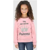 KIDSWORLD Langarmshirt YOU CAN CALL ME PRINCESS Langarm, Basic-Passform, bedruckt, Rundhalsausschnitt