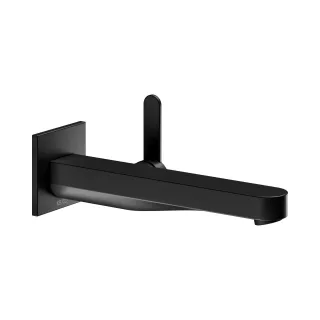 Keuco IXMO Flat Black Selection Waschtischarmatur Unterputz, eckig, Ausladung: 225 mm, schwarz matt 59516371302