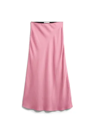 Armedangels - LENOVAA SATIN SLIP-SKIRT washed berry - Gr. - M