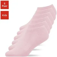 SNOCKS Sneakersocken Kinder Sneaker Socken für Jungen & Mädchen (6-Paar) aus Bio-Baumwolle