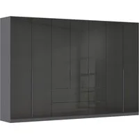 OTTO home Drehtürenschrank Kleiderschrank Schrank Garderobe AGORDO mit Dekor- oder Hochglanzfront (in zwei Griff-Farben, Breite 315 cm) mit Außenschubkästen, Serie in 7 Breiten und 2 Höhen MADE IN GERMANY